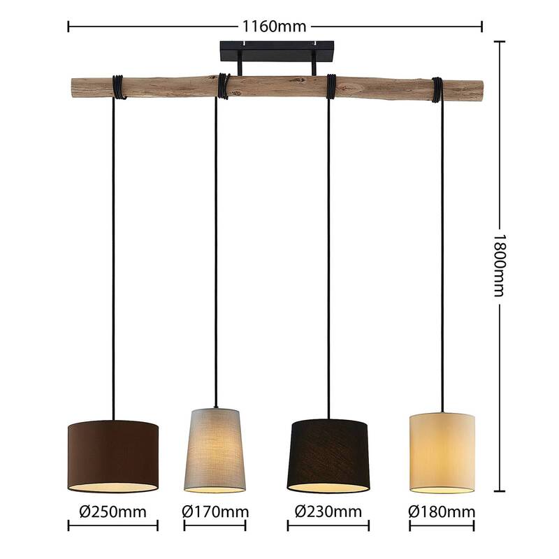 Lindby Amilia Hängeleuchte Deckenlampe Pendelleuchte Deko-Wohnzimmerleuchte E27 - 4251911719406