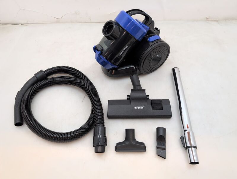 CleanMaxx Zyklon-Staubsauger 800W beutellos Sauger schwarz 2L 17kPa 6,5m - 4067522090496