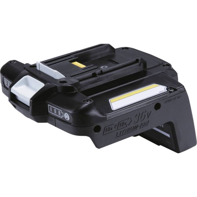 Makita Akku-Konverter 196809-7 Akkuadapter 36V von zwei 18V Akkus leicht 574g - 0088381438797
