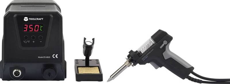 Toolcraft Entlötstation ZD-8925 digital 90W 160 - 480°C Entlötsaugpumpe Löten - 4053199518142