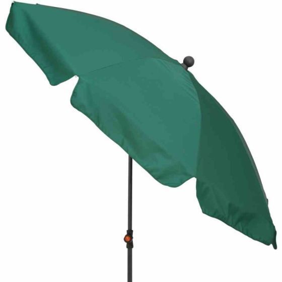 Siena Garden Gartenschirm Tropico Ø200cm Sonnenschirm UV50 knickbar grün 180g/m² - 4019111404030