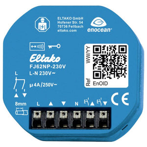 B-Ware Eltako Jalousie-/Rollladenaktor FJ62NP Funk Unterputz 230V IP20 2 Relais blau