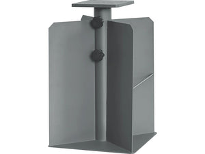 B-Ware Bodenanker Plomosa Stahl 28x28cm für Sonnenschirmständer 48mm 58mm stabil