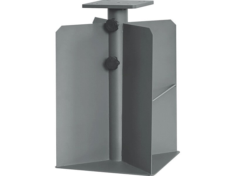 Bodenanker Plomosa Stahl 28x28cm für Sonnenschirmständer 48mm 58mm stabil - 4007873298257