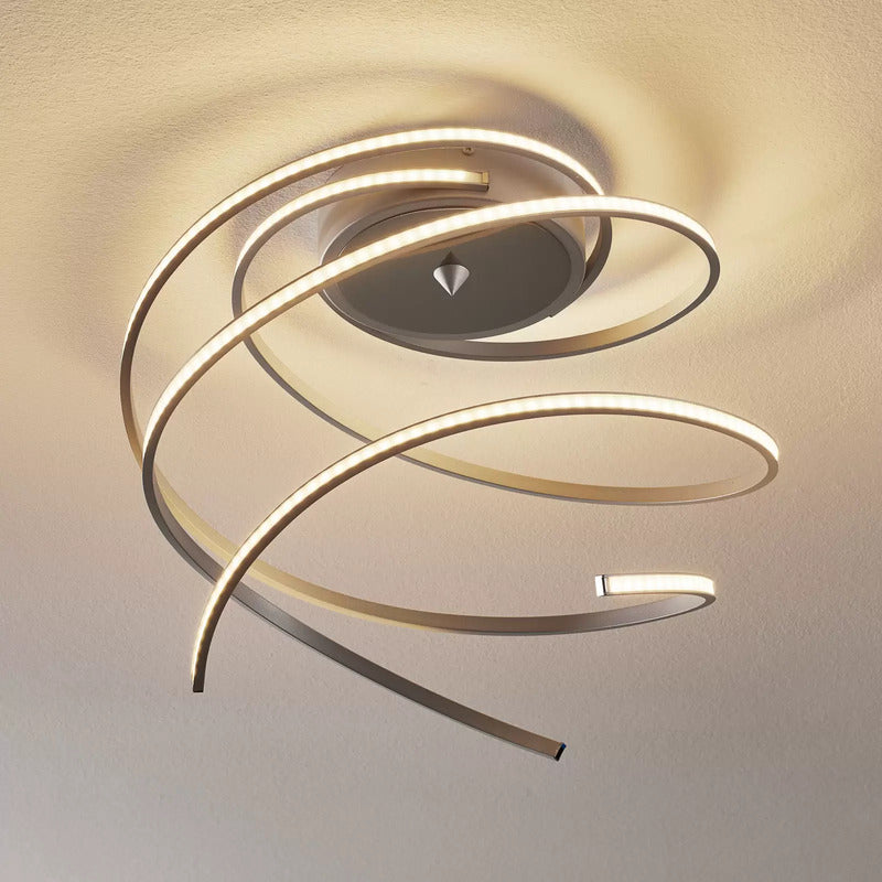Lungo Deckenleuchte Lampe LED Aluminium Fernbedienung 3 armig Hersteller - 5905563001936