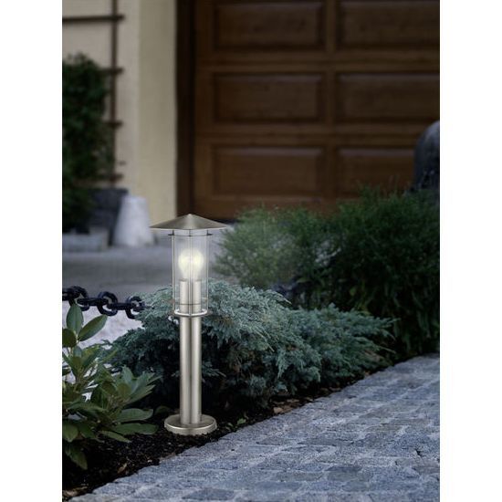 Eglo Stehlampe LISIO 30187 LED Lampe Leuchte modern nickel transparent 50cm - 9002759301873