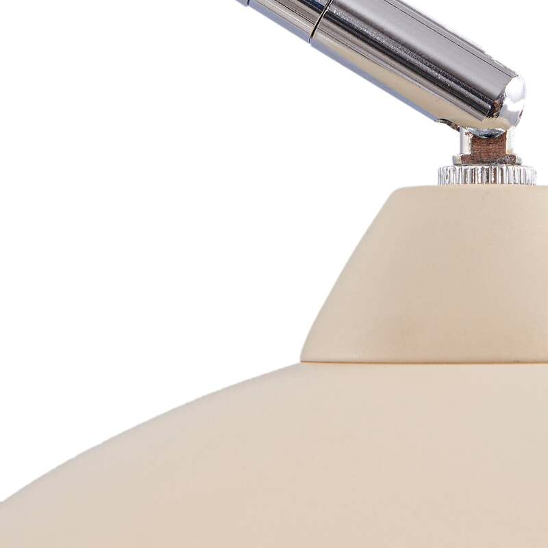 Lindby Stehlampe Tonka beige Metall Marmor 180 cm E27 LED Stehleuchte Leuchte - 4251911792751