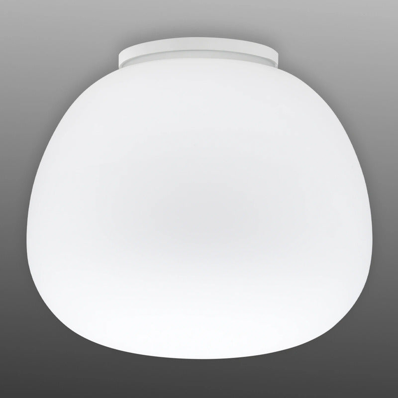 Fabbian Deckenleuchte Lampe Mochi weiß 45 cm Metall Glas E27 SIEHE TEXT/FOTO - 3503153