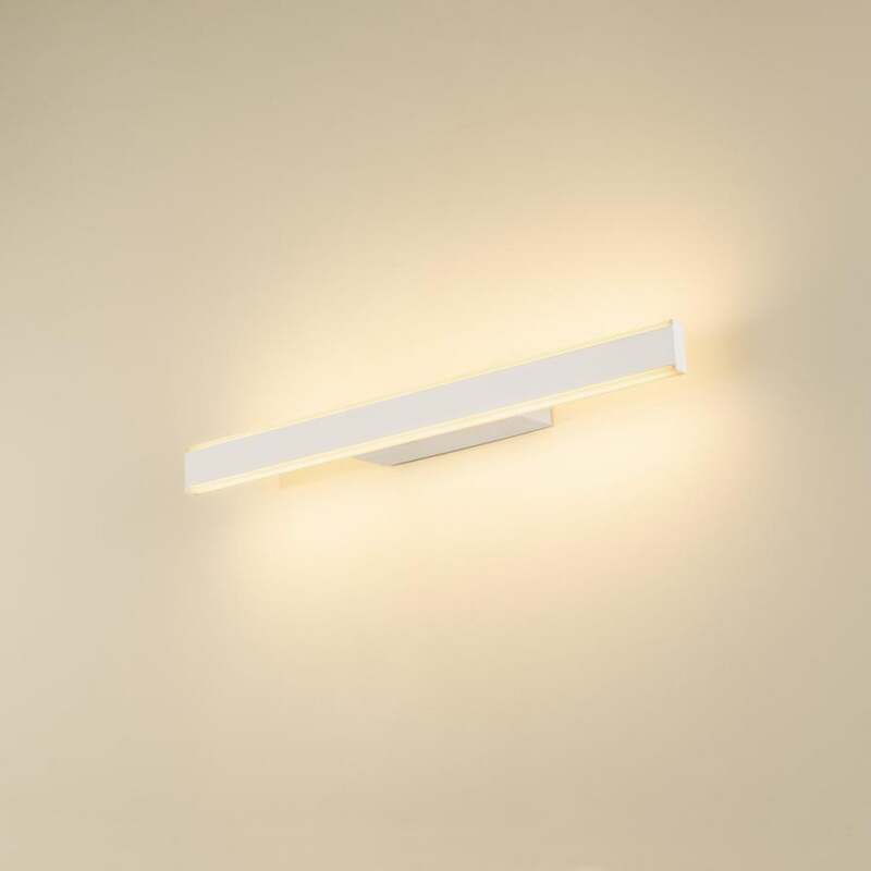 SLV Wandleuchte One Linear LED Lampe dimmbar CCT warmweiß 52cm IP44 weiß Metall - 4024163292467