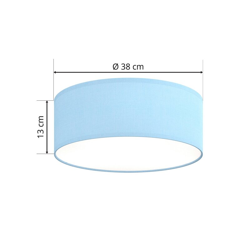 Euluna Deckenlampe Rondo Kids Hängelampe Deckenlicht Lampe Ø 38 cm E27 blau17 - 5901780532291