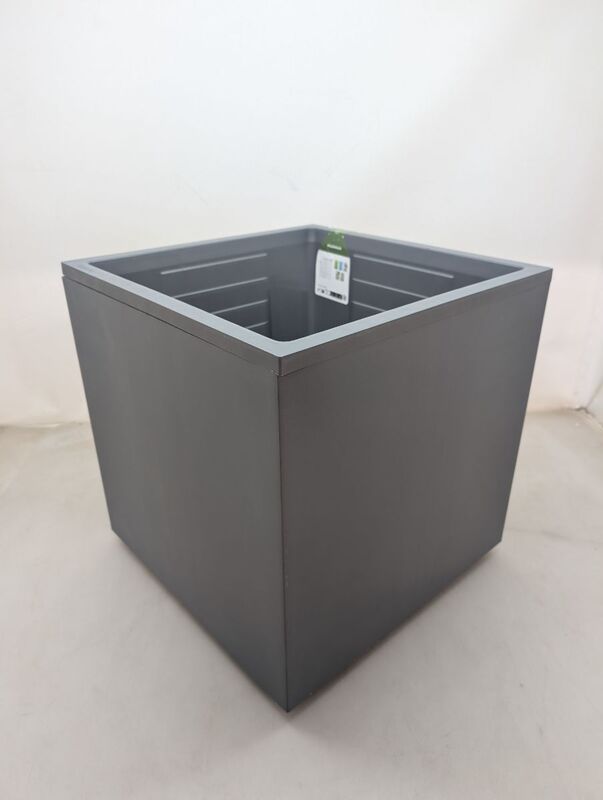Deroma Pflanztopf Quadro Millenium 49x49x49cm wasserdicht frostbeständig - 0191942105509