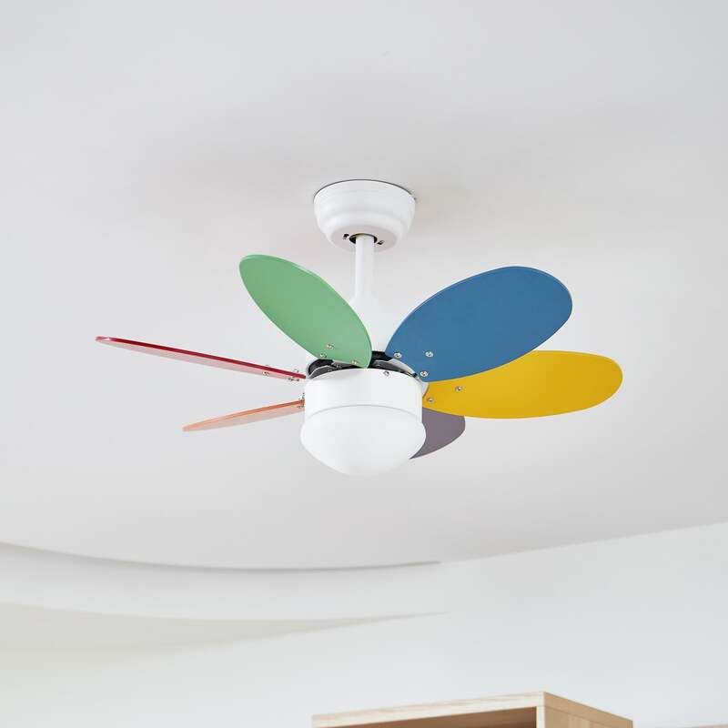 Lindby Deckenventilator mit Licht Litur leise Ø 77 cm E27 Ventilator Lampe Spot - 4251911779912