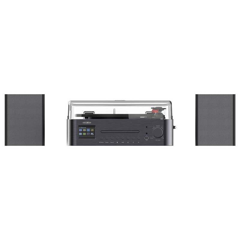 Reflexion HiFi-Tuner DAB+ CD-Player Bluetooth Schwarz elegant 379x329x160mm - 4260664982210