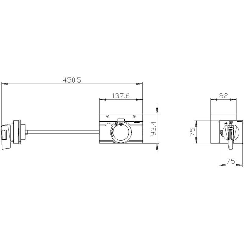 Siemens Leistungsschalterzubehör 3VA9467-0PK11 Zubehör Standard IEC IP65 94mm - 4042949006510