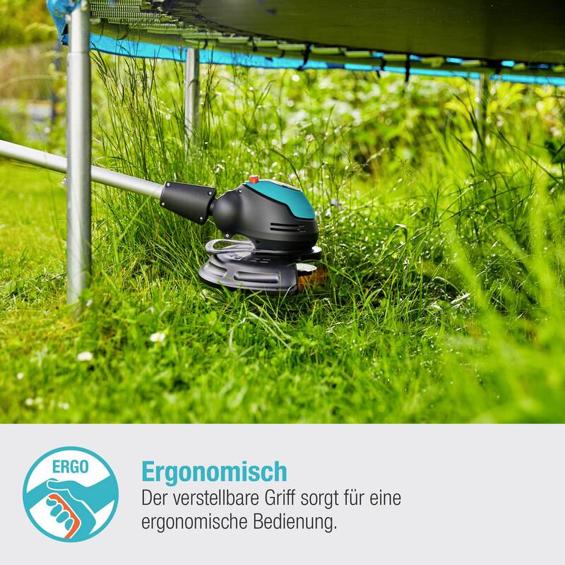 Gardena Akku-Trimmer EasyCut 23/18 V P4A Gartengerät mit Pflanzenschutzbügel 78 - 4078500054218