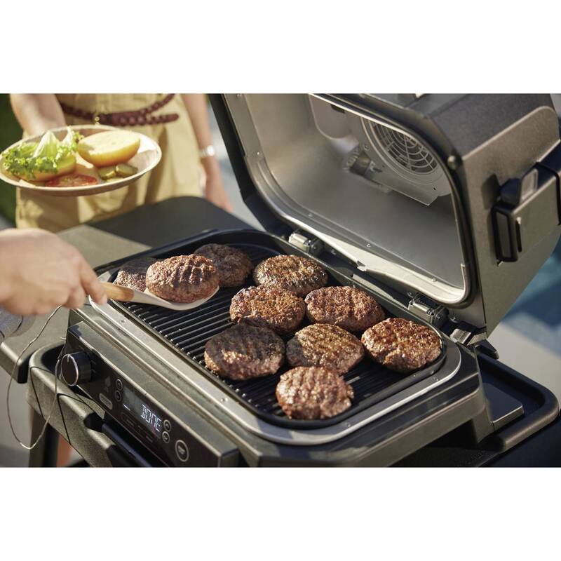 Ninja Woodfire Pro XL Elektrogrill Schwarz Edelstahl 1700W mit Thermometer - 0622356281058