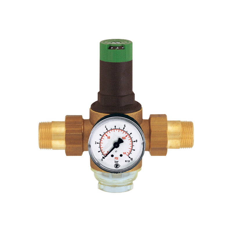 Riegler Druckregler Trinkwasser 1,5-6 bar R 3/4 DVGW geprüft Messing max. 16 bar - 4047322011396