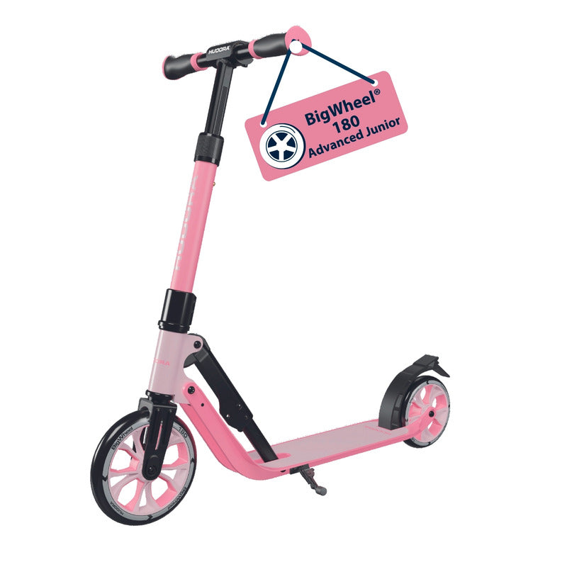 HUDORA 180 AdvancedJunior rosé Roller City-Roller Kinderroller Klapproller - 4005998142240
