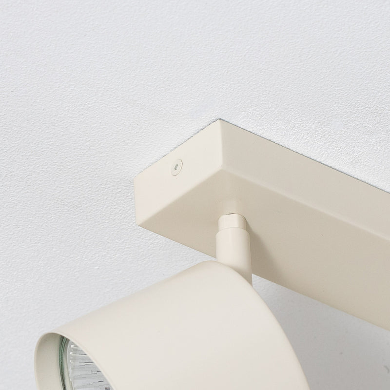 Deckenspot Chloe verstellbar 2-flammig beige Stahl dimmbar GU10 15W LED - 5902553234985
