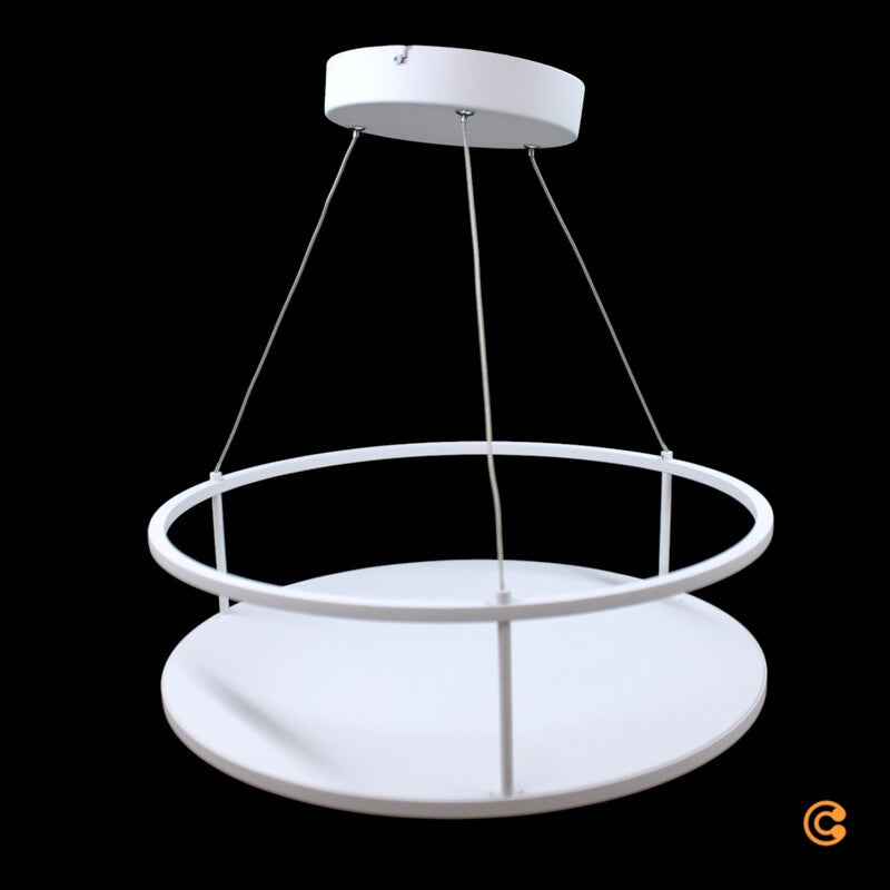 Paul Neuhaus Pendelleuchte Hängelampe LED CONTURA Ablagefläche Touchdimmer weiß - 4012248398395