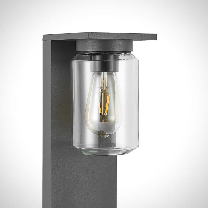 Lucande Wegeleuchte Semka LED Gartenleuchte dimmbar anthrazit 65cm Aluminium - 4251096594058