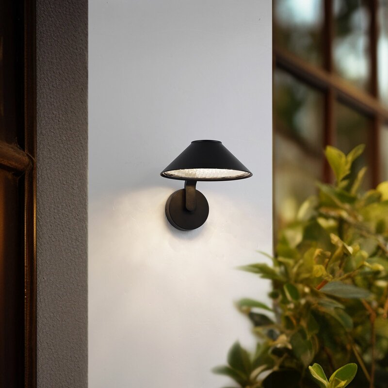 Lindby Wandlampe Wandleuchte LED Capelo schwarz Aluminium pulverbeschichtet - 4251911799187
