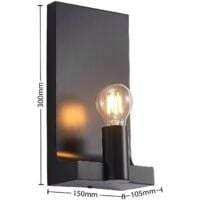 Lindby Bordum Wandleuchte einflammig Wandlampe Lampe Leuchte Spot Licht Spot654 - 4251096598698