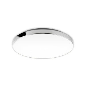 B-Ware Briloner Deckenlampe Deckenleuchte LED Lampe Leuchte chrom/weiß Ø35,5cm IP44