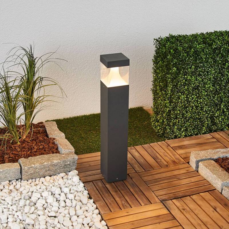 Lucande Wegelampe Egon Wegeleuchte Gartenleuchte Sockelleuchte für außen mit LED - 4251096538816