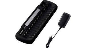B-Ware VOLTCRAFT BC16 Rundzellen-Ladegerät NiMH LiIon Mignon AA Micro AAA 9V Block