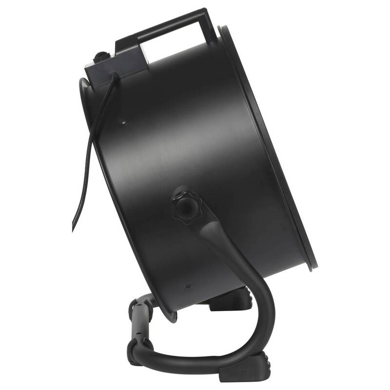 Sygonix TROMMELVENTILATOR 120 Bodenventilator 520mm 120W schwenkbar schwarz - 4064161342603