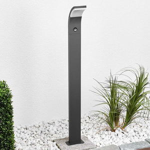 B-Ware Lucande Wegeleuchte Gartenleuchte Timm LED Pollerleuchte anthrazit 100cm IP54