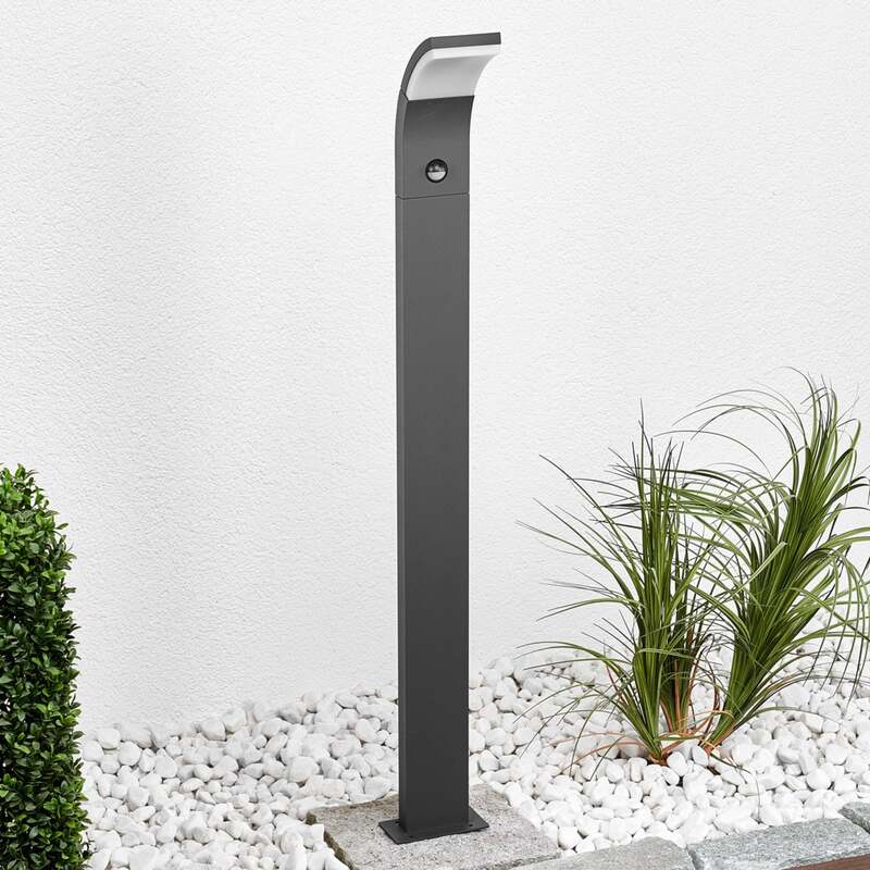 Lucande Wegeleuchte Gartenleuchte Timm LED Pollerleuchte anthrazit 100cm IP54 - 6291106557206