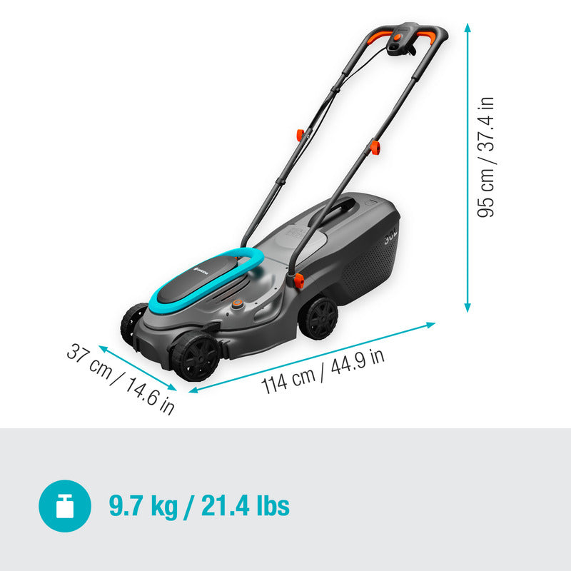 Gardena Elektro-Rasenmäher PowerMax 32/1200 G2 Mäher 30l Fangkorb Rasenpflege - 4078500062022