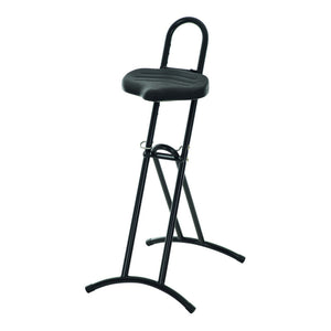 B-Ware STIER Stehhilfe klappbar ergonomisch PU-Sitz 600-850mm schwarz drehbar stabil