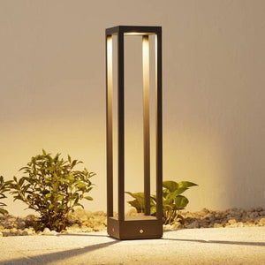 B-Ware Lucande Wegeleuchte Gartenlampe Carlota LED Pollerleuchte anthrazit 65cm IP65