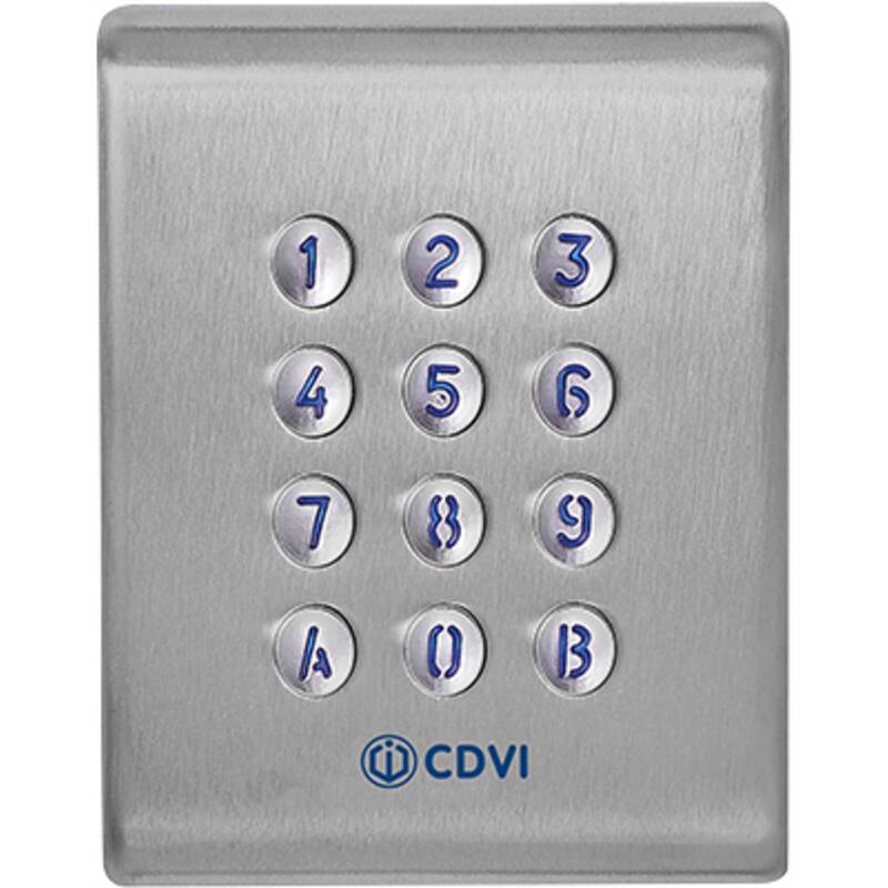 CDVI Security KCIN Edelstahl-Tastatur Codeschloss Türöffner Zahlenschloss IP65 - 3662211020993