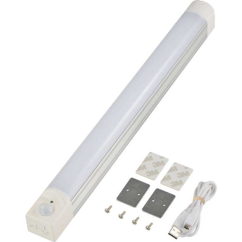 Conrad Electronic SE LED-Schrankleuchte mit Bewegungsmelder SMD LED Lampe Weiß - 4064161187976