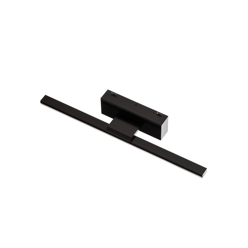Miroir Wandleuchte Wandlampe LED schwarz Aluminium Kunststoff 40 cm Universalwei - 5903148514949