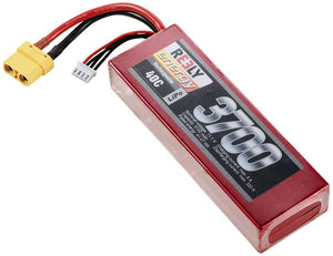 C-Ware REELY 11,1V 3700mAh 40C LiPo Akku XT90 Modellbau Hardcase 346g