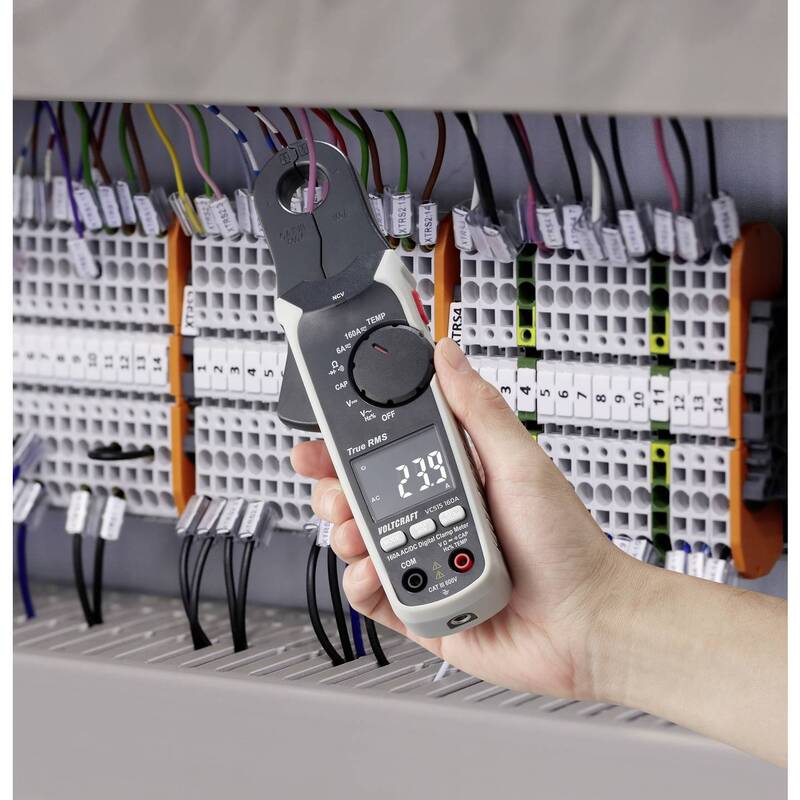 VOLTCRAFT Stromzange Multimeter Strommessgerät VC515 160A Digital True RMS - 4064161333380
