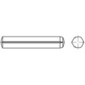 B-Ware Toolcraft Zylinderkerbstift Edelstahl A1 4mm x 35mm 100 Stück Stift  Dübel