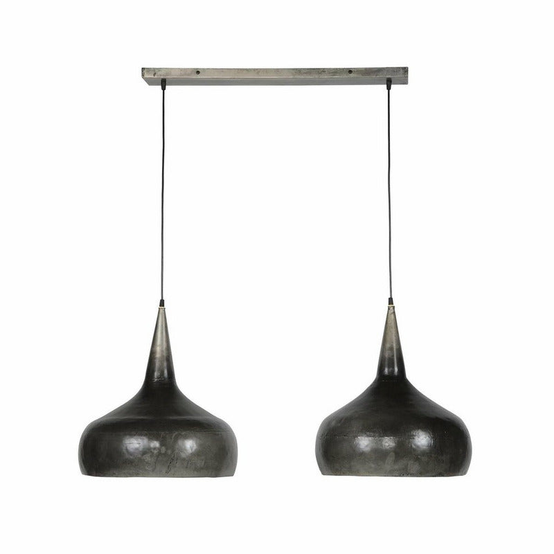 LifestyleFurn Industrielle Doppel-Hängeleuchte Jessica Deckenlampe Pendelleuchte - 8713244076206