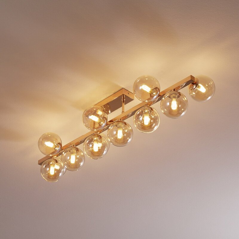 Maytoni Deckenlampe Dallas Deckenleuchte Leuchte 13-flg GU9 gold SIEHE TEXT/FOTO - 4251110026930