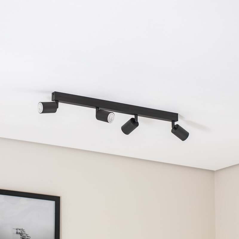 TK Lighting Strahler Top Deckenleuchte Spot schwarz schwenkbar GU10 LED 83 cm - 5901780561772