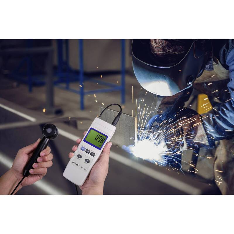 Voltcraft UV-Messgerät UV-500 Strahlungsmessgerät 0.002-19.99mW/cm² digital 383g - 4053199529438
