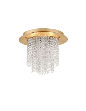 B-Ware Nova Luce Deckenleuchte Deckenlampe FONTANA G9 LED Blattgold dimmbar Wohnzimmer