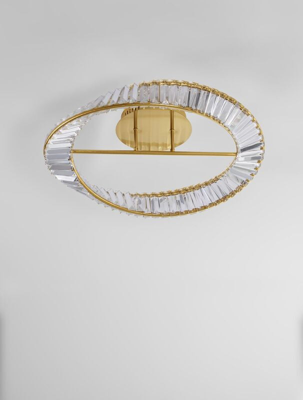 Nova Luce Deckenleuchte Deckenlampe AURELIA LED Gold Neutralweiß dimmbar Ø 60 cm - 5212017435040