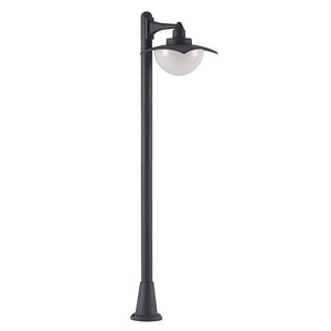 B-Ware Lindby Wegeleuchte Gartenleuchte Elinda LED dimmbar dunkelgrau 110cm IP44
