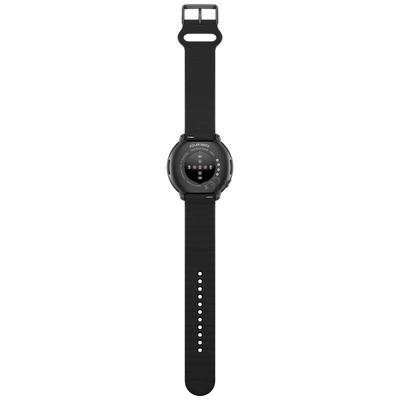Polar Pulsuhr Fitnessuhr Unite Schwarz Silikon Sportuhr mit Sensor wasserdicht - 0725882064260